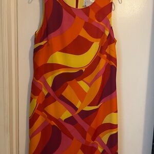 Vibrant Multicolor Sleeveless Dress